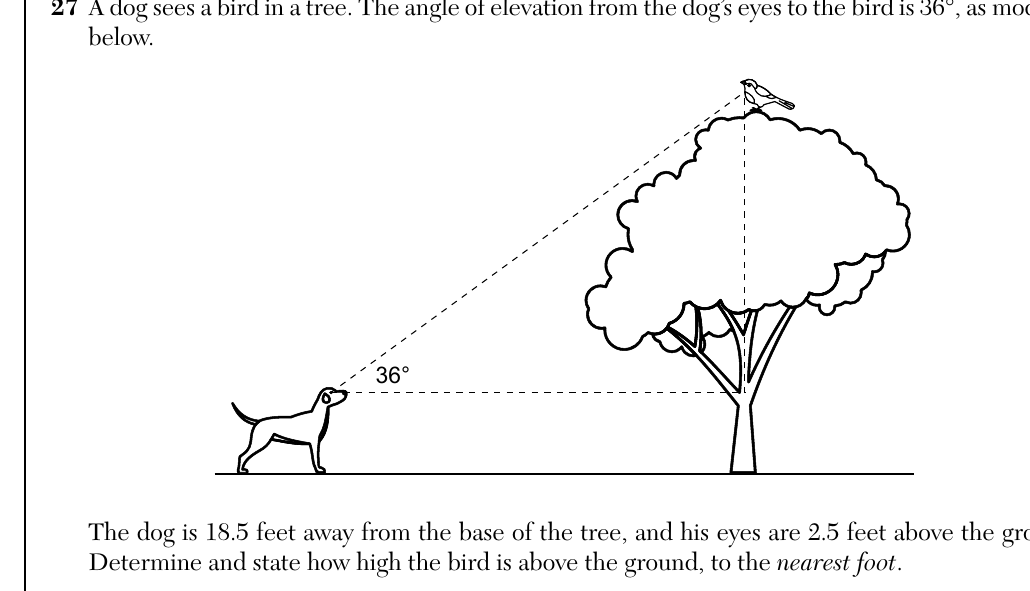 geo question 27 figure